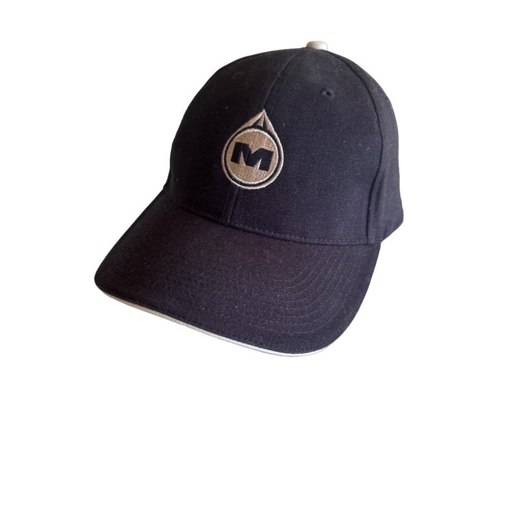 Miller Pipeline Black Hat Cap Adjustable Embroidered Logo‎